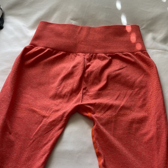 Gymshark Orange Marl Vital Seamless 2.0 Leggings - Picture 5 of 5